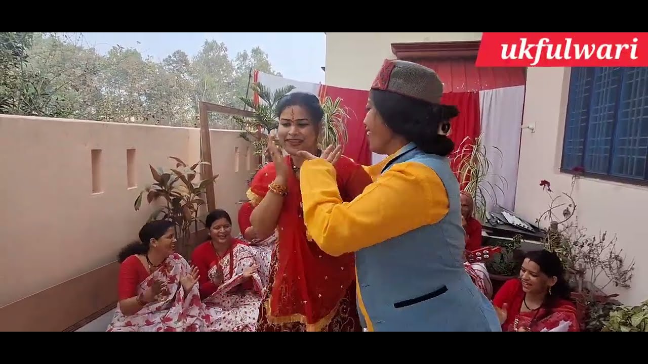 😂होली मे बने स्वांग और किया सुन्दर डांस 💃के संग होली खेलुन सैणी नहगे मैत# holispecial #dance 
