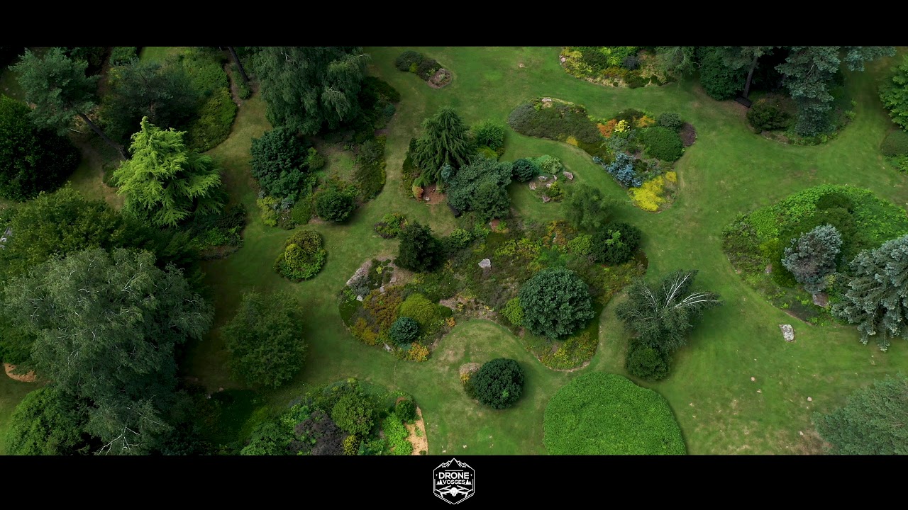 Les Jardins de Callunes vus par Drone Vosges
