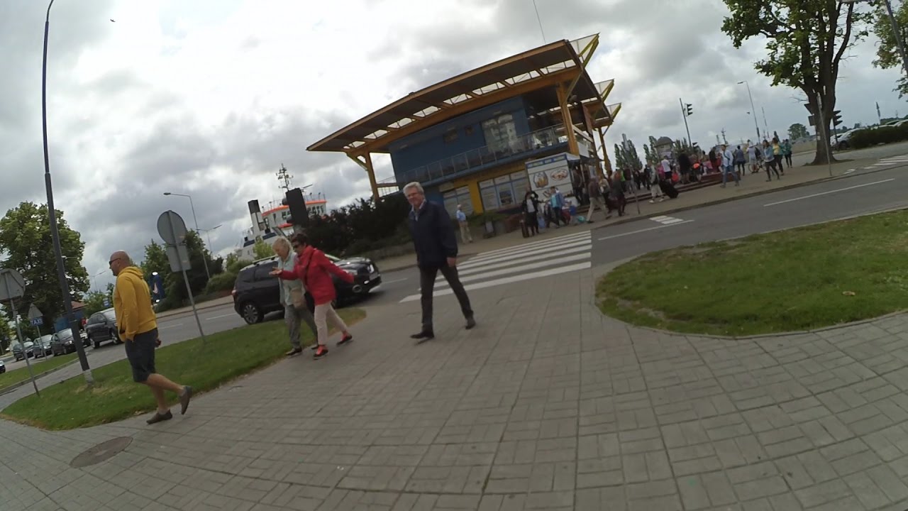 Zeitraffer: Fahrradtour Swinemünde auf Usedom nach Wollin - mit Fährverbindung