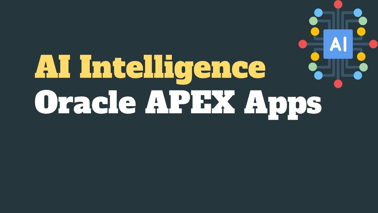 Использование искусственного интеллекта в приложениях Oracle APEX