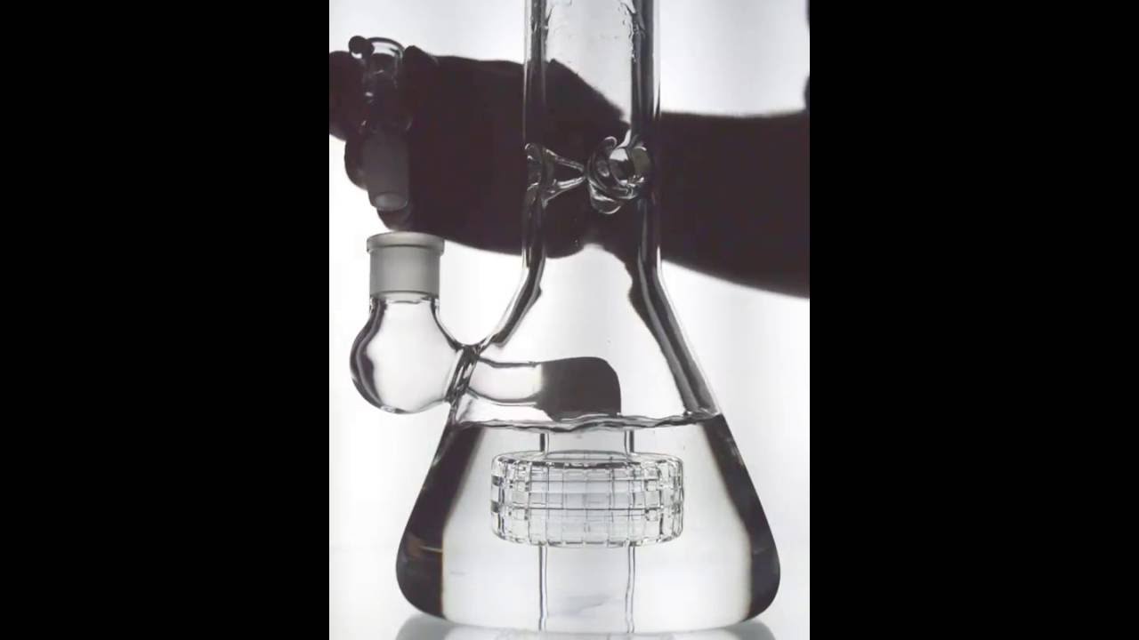 Thick Barrel Perc Beaker Water Pipe