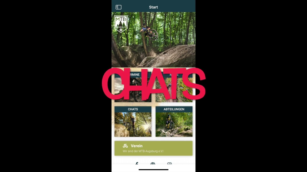 MTB Augsburg e.V. VereinsApp Kurzanleitung