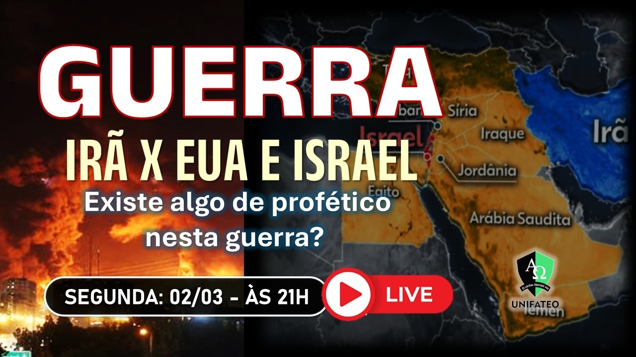 GUERRA NO ORIENTE MÉDIO: Existe algo de profético nesta guerra? - (HOJE, 02/02 ÄS 21H) - Egivanildo