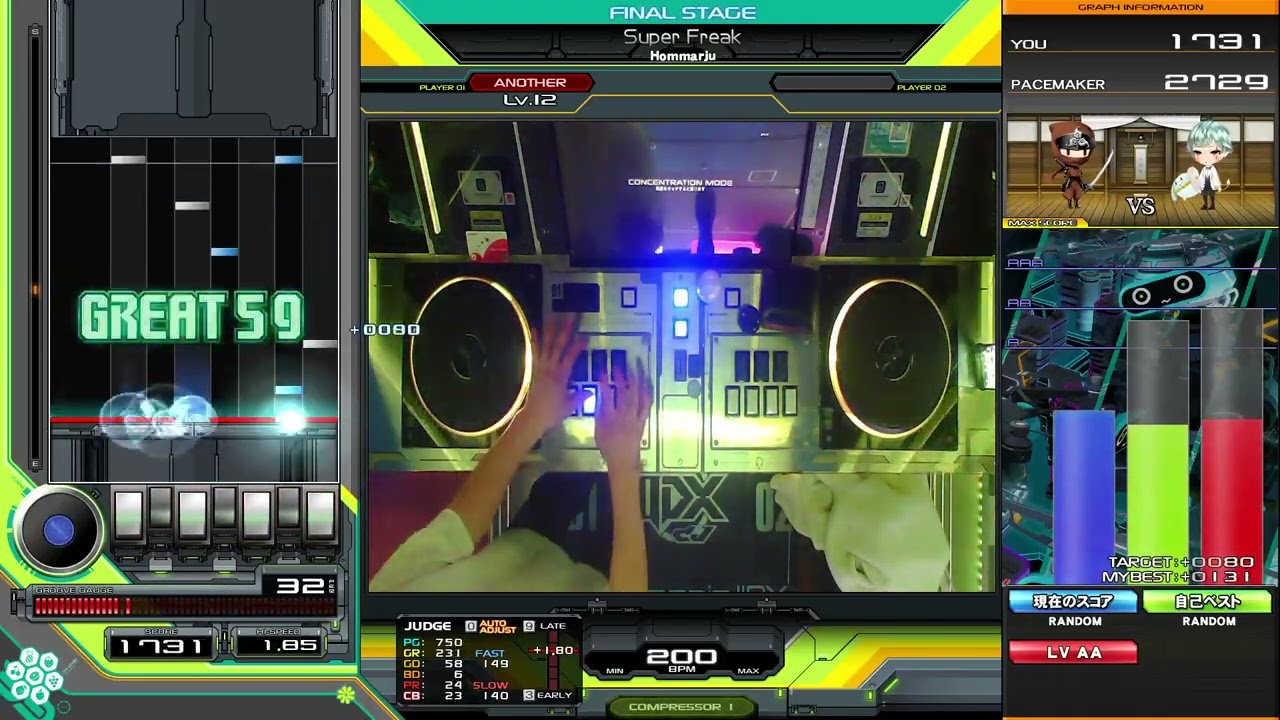 【弐寺】Super Freak 乱 H-CLEAR