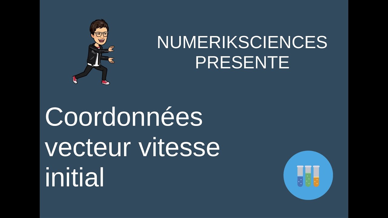 coordonnées du vecteur vitesse