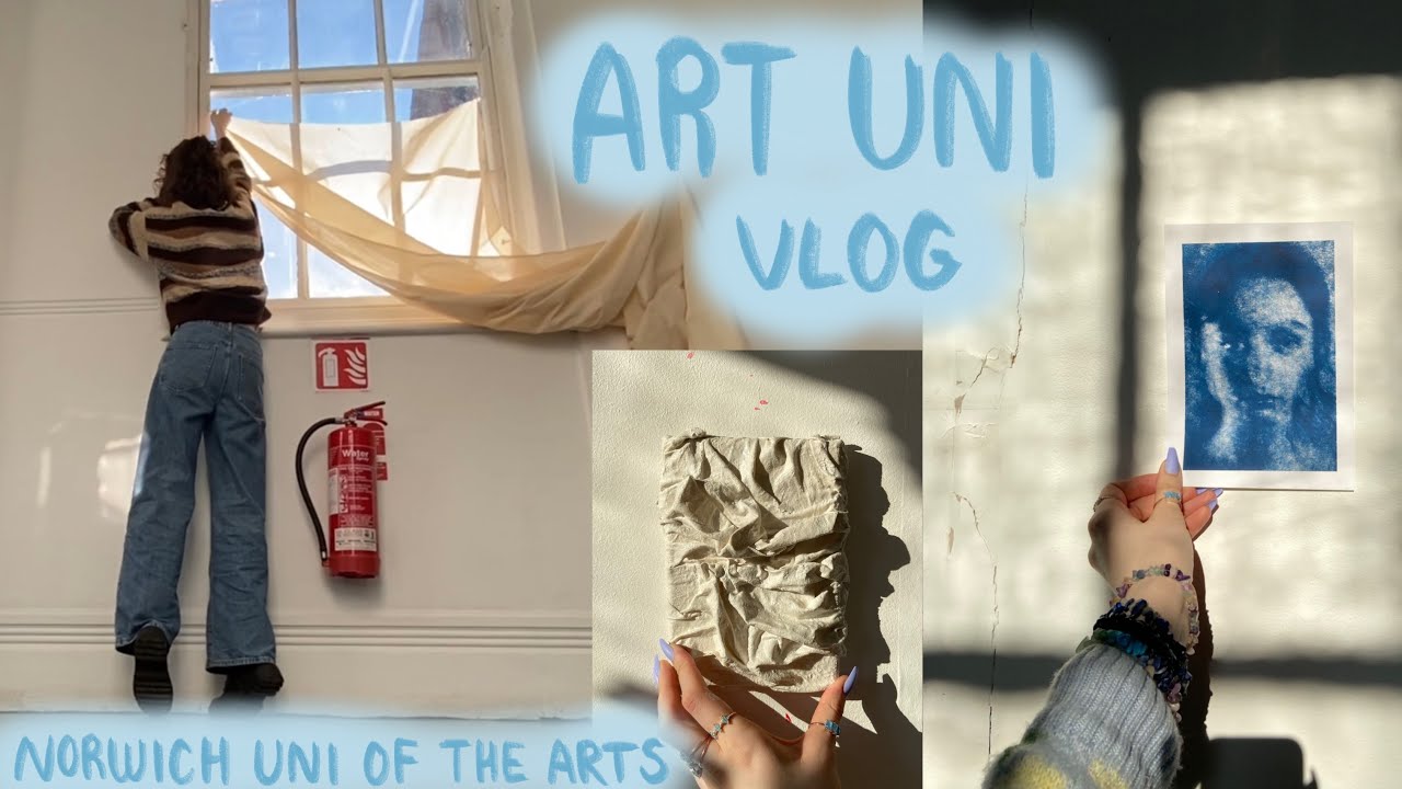 Studio Vlog | first year Fine Art student at NUA