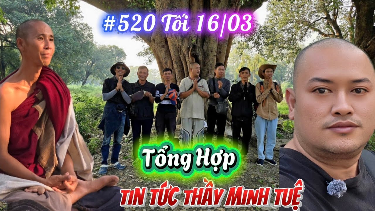#520 Tin Tức Thầy Minh Tuệ Mới Nhất hôm nay tối 16/03
