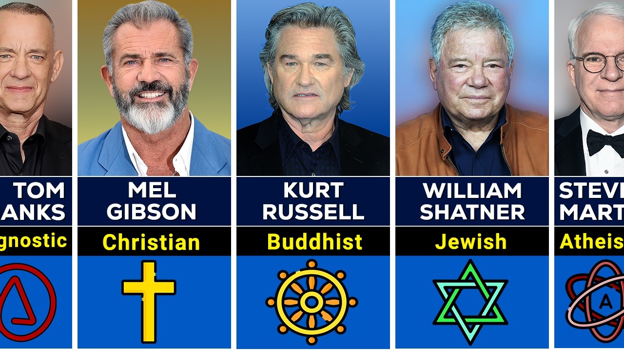 300 SENIOR Hollywood Actors Faith and Religion REVEALED!