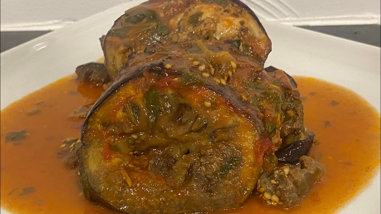 Shakhmakhshe (Stuffed Eggplant) #assyrianfood #veganrecipes #vegancooking #middleeasternfood