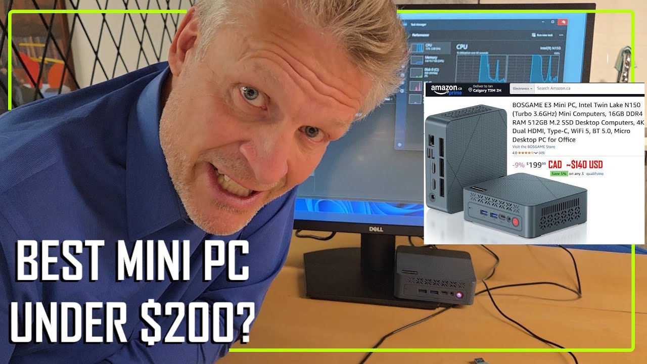 NAJLEPSZY MINI-PC DO 200 DOLAR&Oacute;W? Szczeg&oacute;łowa recenzja Bosgame MiniPC z targ&oacute;w E3