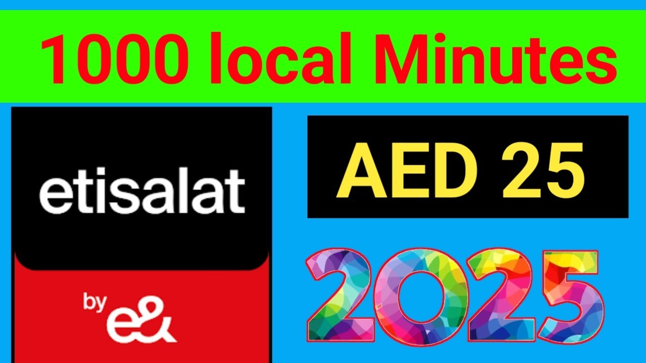 How to Activate 1000 Local Minutes Offer on Etisalat UAE