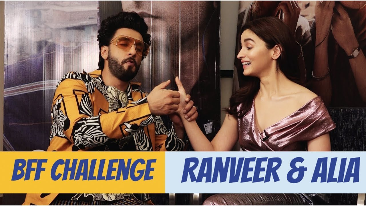 Ranveer Singh And Alia Bhatt Take The BFF Challenge | Gully Boy | POP Diaries Exclusive