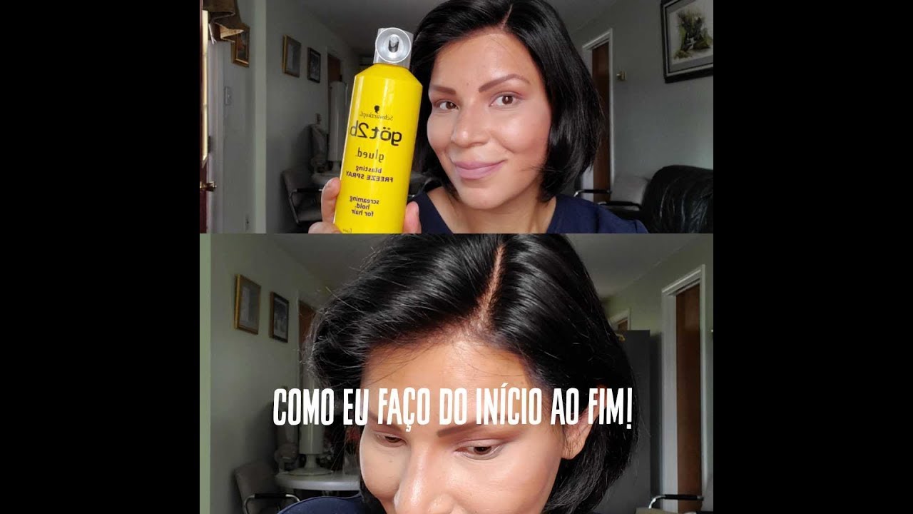 Fixação de Lace usando SPRAY Got2b