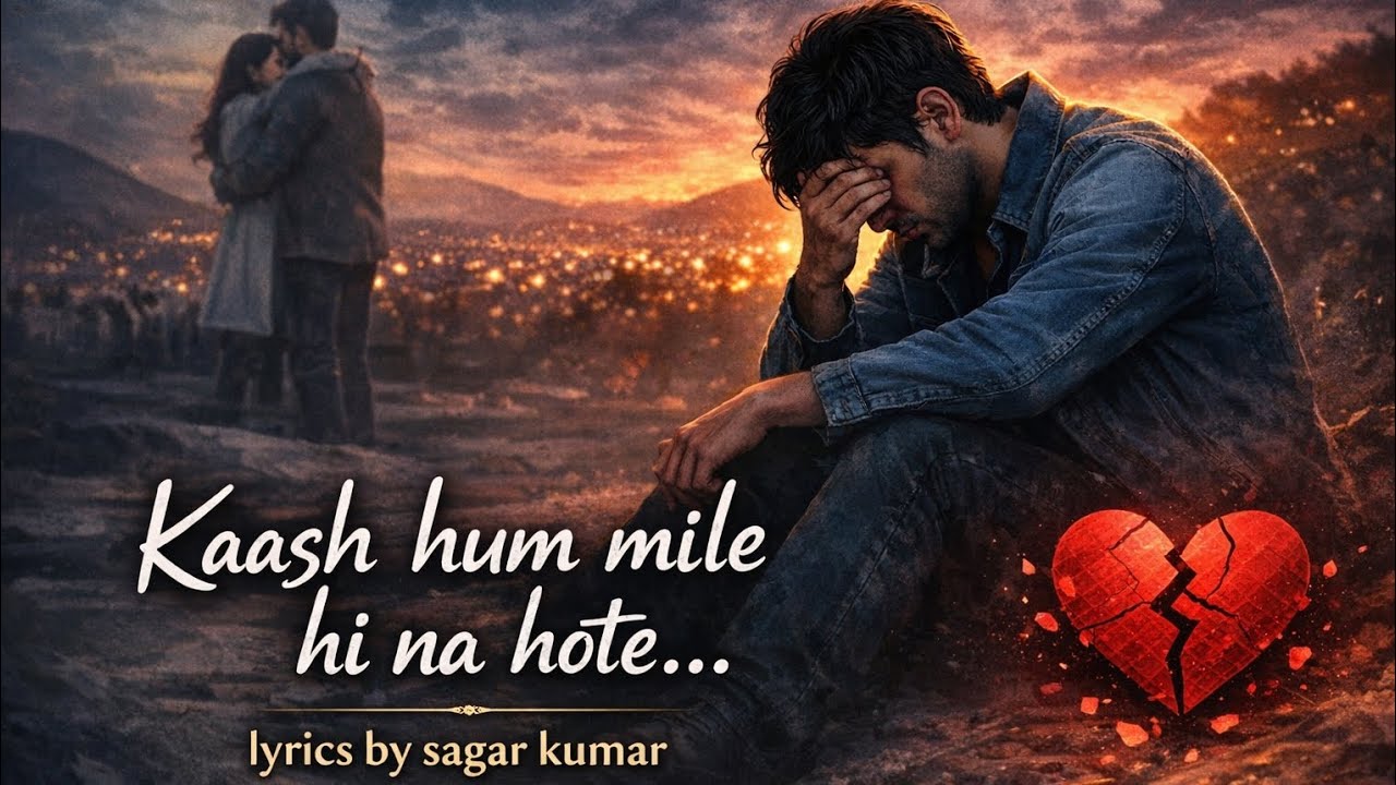 Kaash Hum Mile Hi Na Hote 💔 | Emotional song#SadSong #BreakupSong #HeartTouchingSong #hindisadsong 
