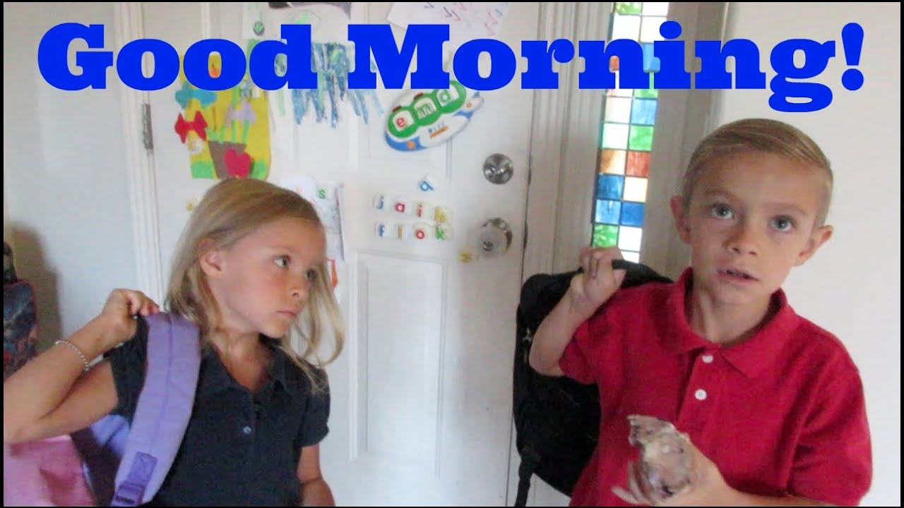 KIDS MORNING ROUTINE - GETTING READY FOR SCHOOL!