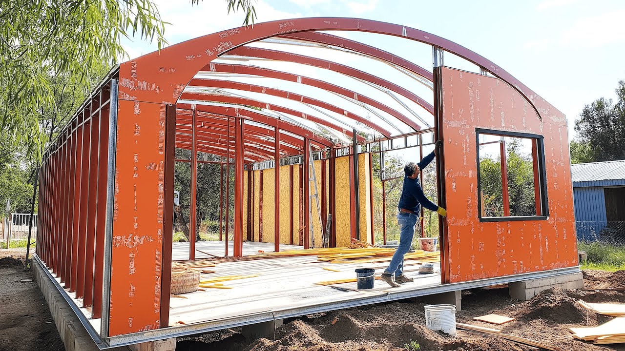 Father Builds Dream House in Just 3 Months | Start to Finish by @( ÇELİK EV ) 