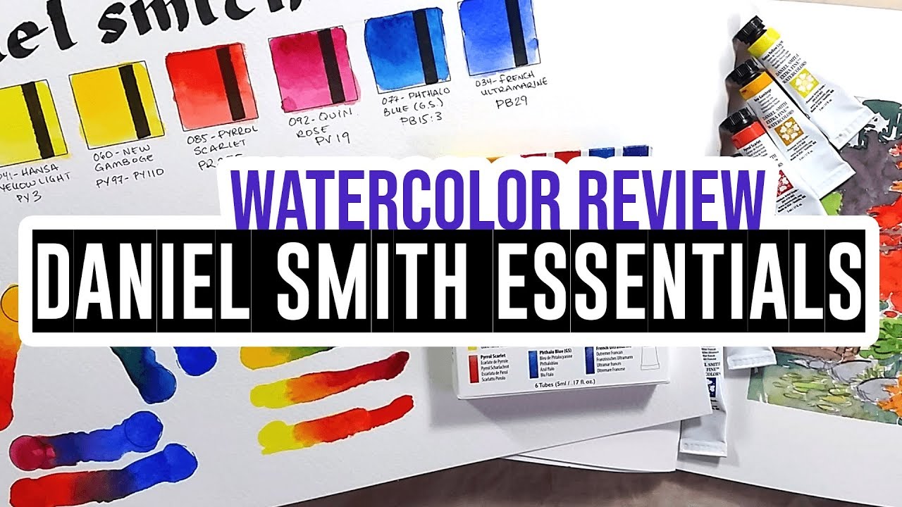 Review & demo - Daniel Smith Essentials set (and how essential it is!) 🎨