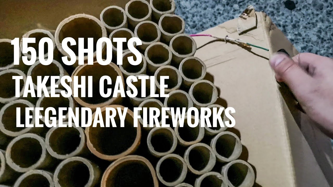150 Shots Takeshi Castle by Leegendary Fireworks Philippines New Year's Eve