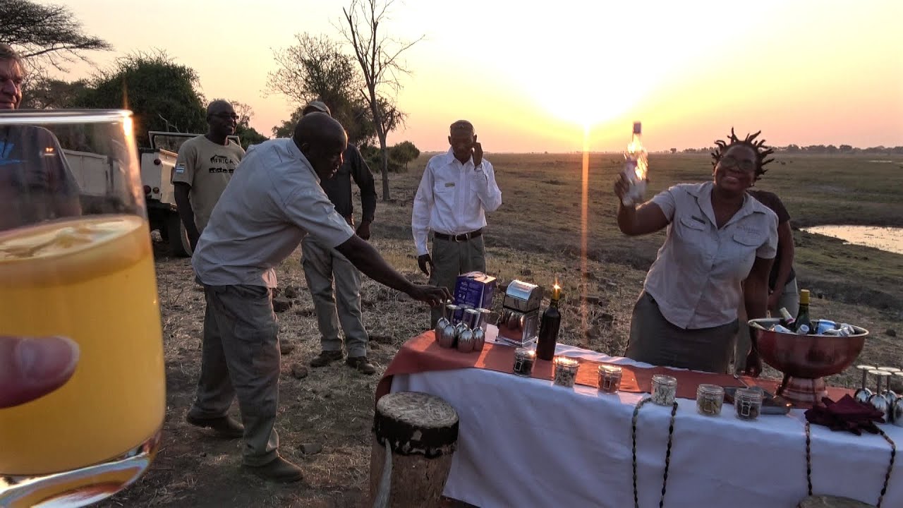 Chobe National Park sundowners