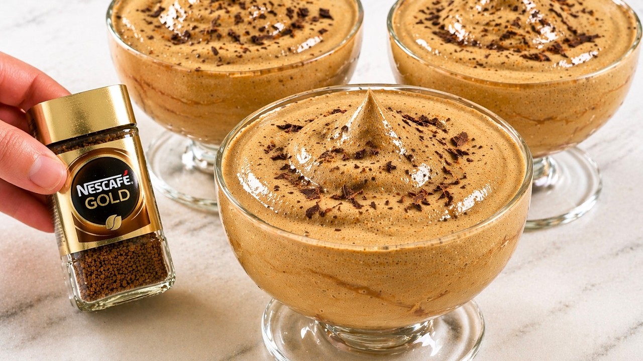 ☕️ Kaffeemousse in 5 Minuten –ganz ohne Backen! So lecker, dass ich es jedes Wochenende wieder mache