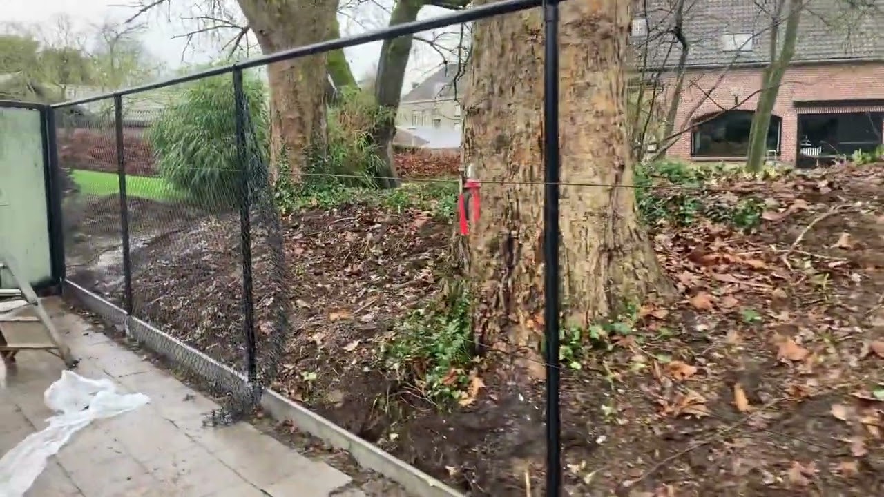 Pose d&rsquo;une cl&ocirc;ture souple avec lisse tubulaire