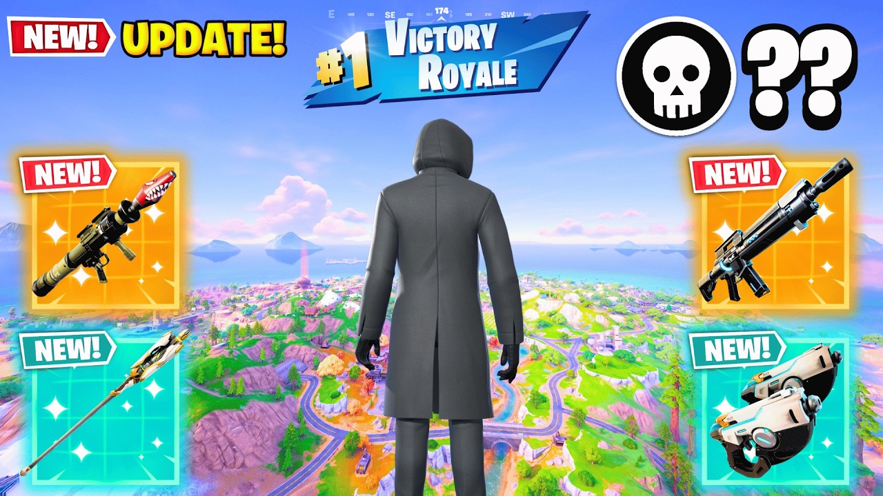 ALL MYTHIC AND EXOTIC GUNS IN FORTNITE (NEW! Fortnite Chapter 7 Season 2)