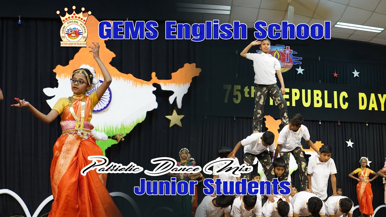 Patriotic Dance Mix by Junior Students| 75th Republic Day 2024 | GES Sikaria