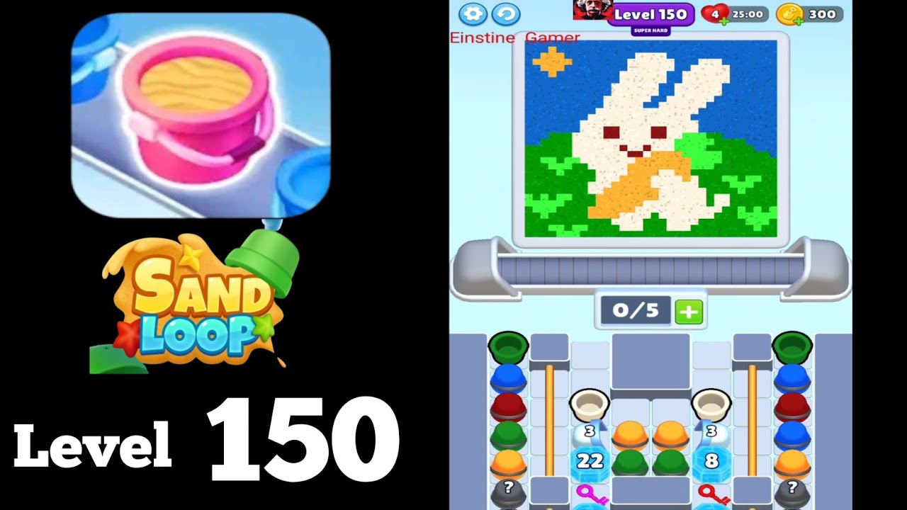 Sand Loop level 150 Super Hard Walkthrough Solution