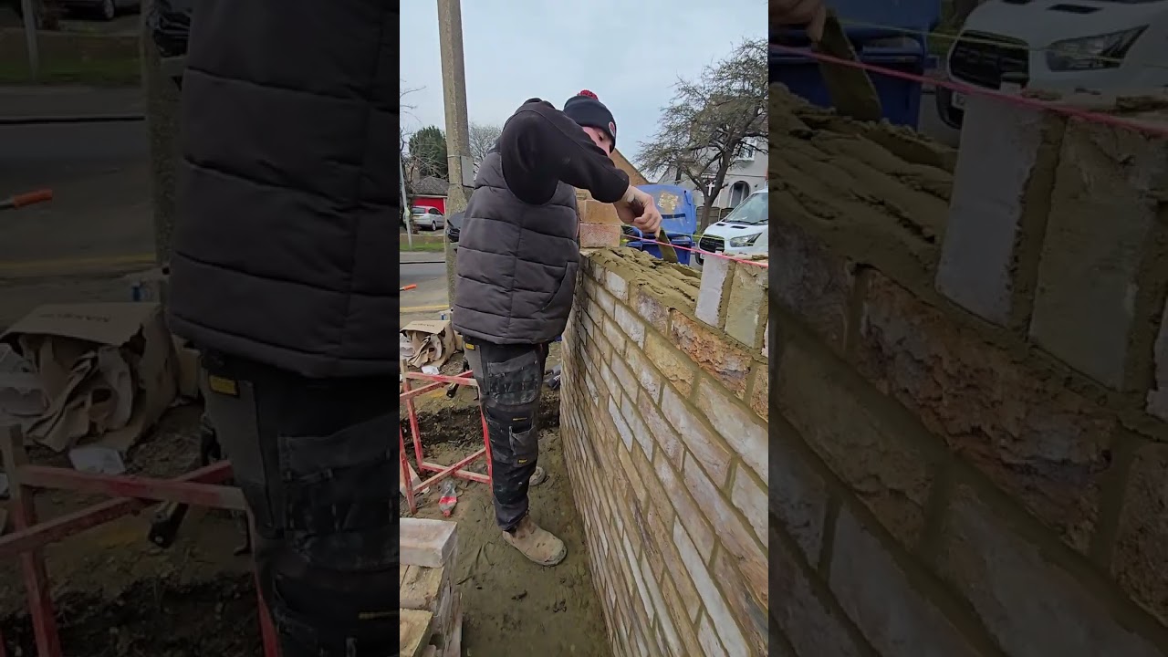 Brick on edge