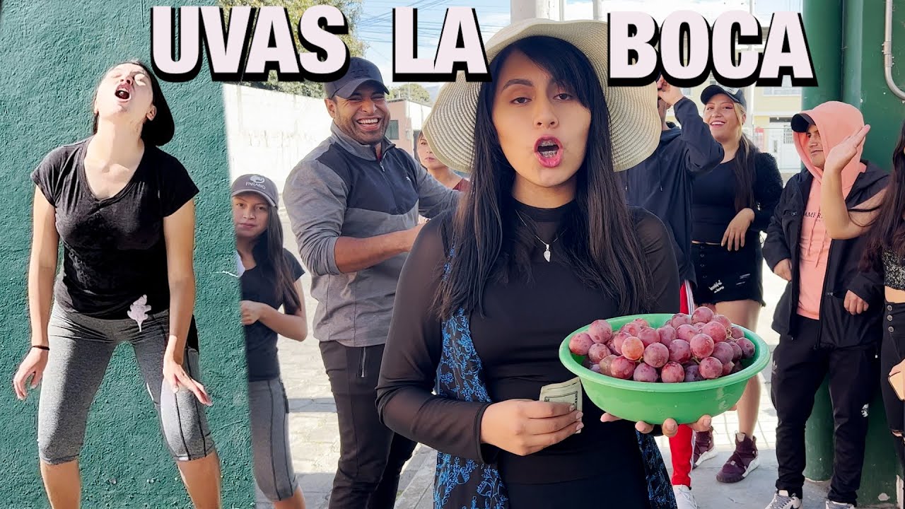 Atrapando Uvas con la Boca😋