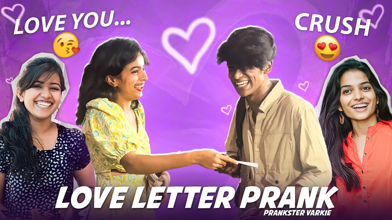 LOVE LETTER PRANK ON CUTE GIRLS🙈🥵😍||GONE WRONG😱|| കൊതിപ്പിക്കല്ലേ മോളുസേ😋😚||PRANKSTER VARKIE😎