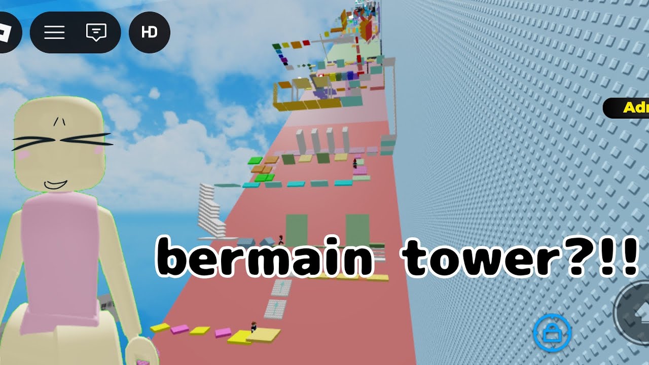 Aku bermain map tower miring?!! ||name tower:tower miring