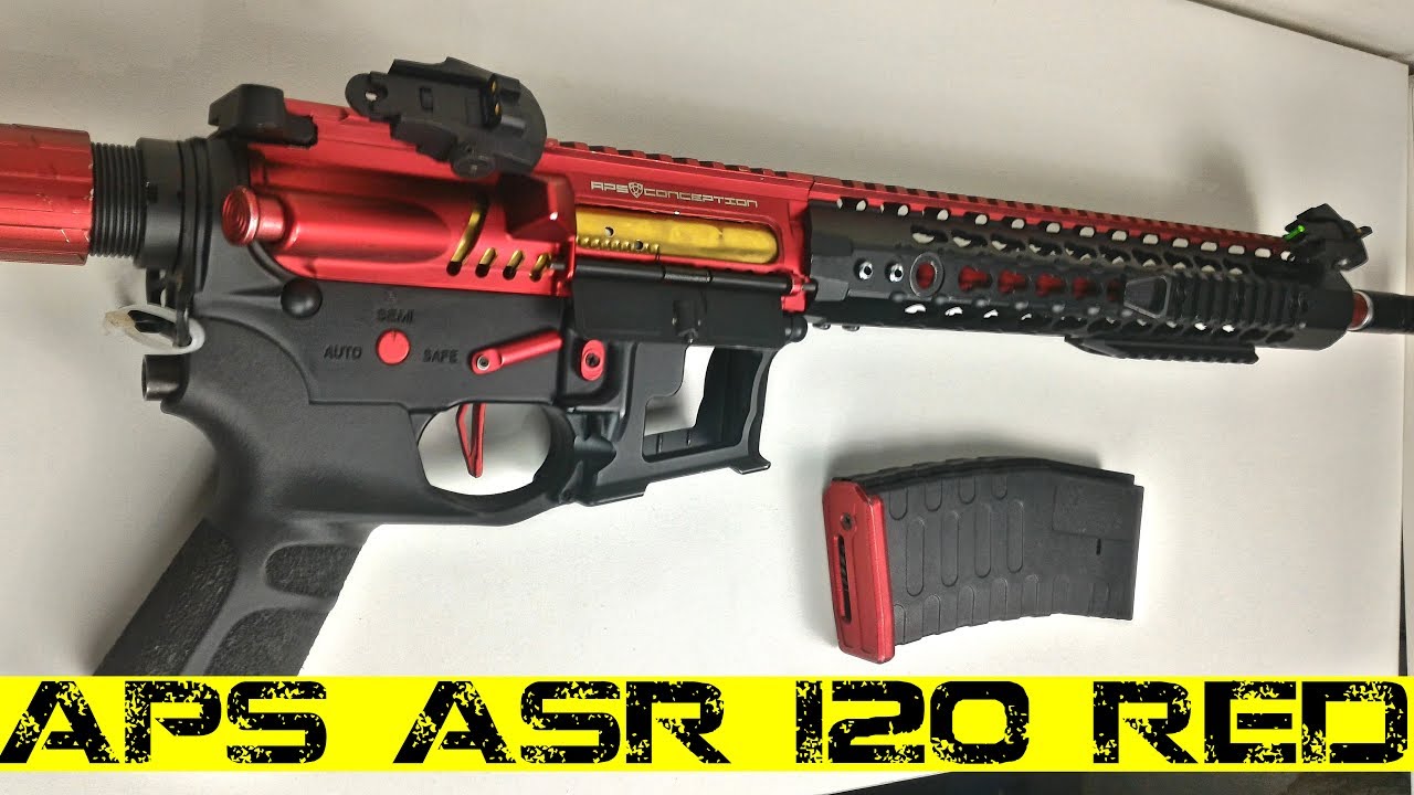 [Airsoft] Review APS ASR 120 Red Blowback PT-BR