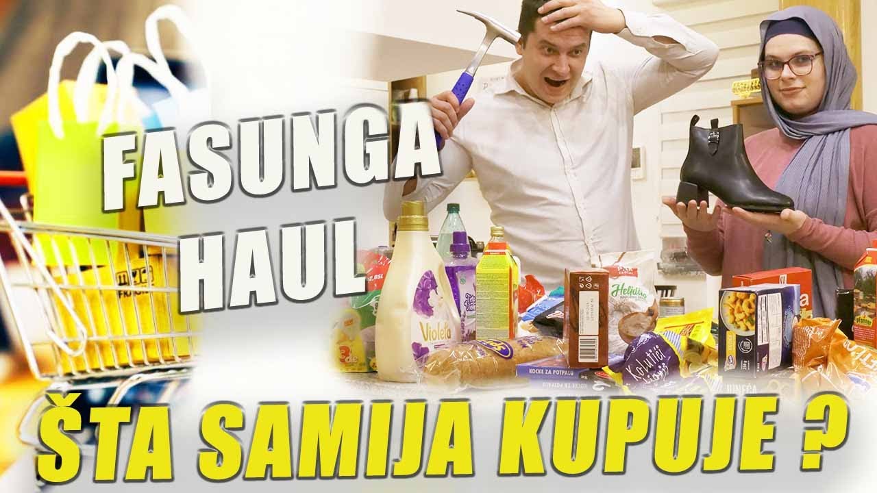 FASUNGA HAUL - Šta kupujemo od namirnica za kuću? *cipele se ne jedu al et* 2024