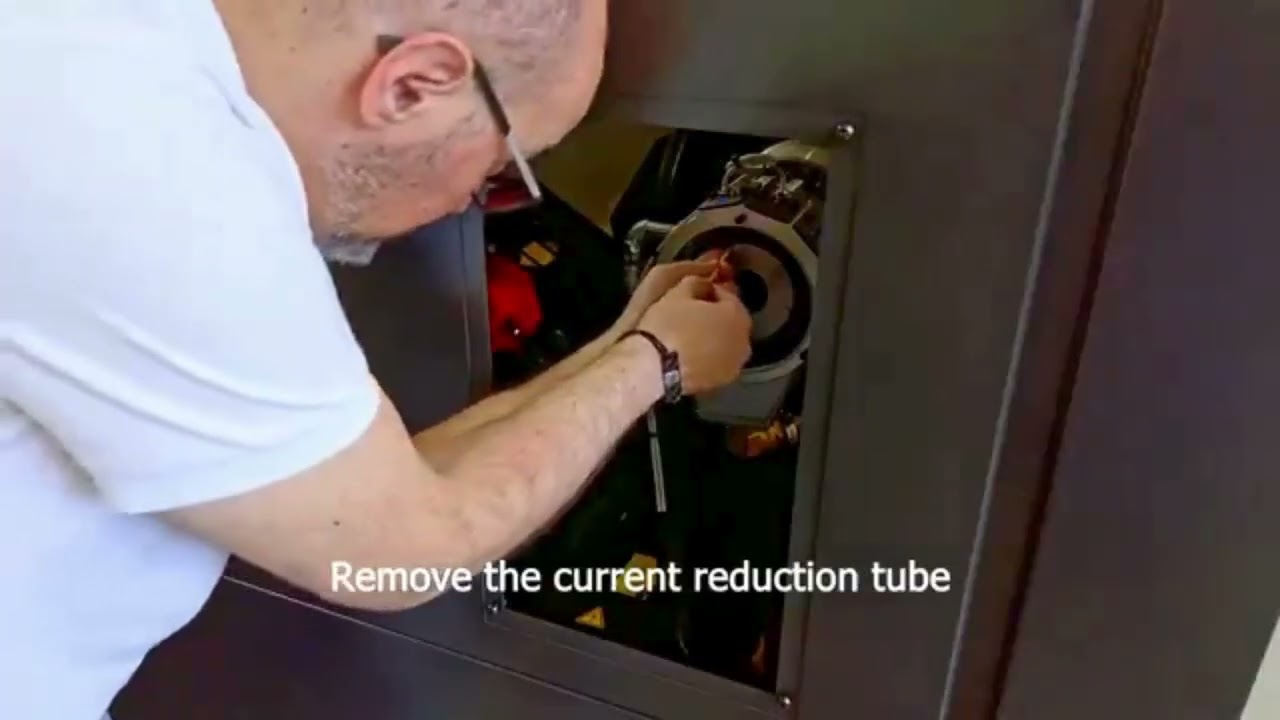 LNS QUICK LOAD SERVO 65 - Replacing the spindle reduction
