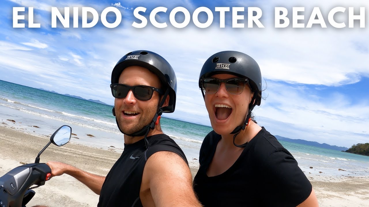 Exploring El Nido PALAWAN on a SCOOTER 2022 | Philippines Vlog