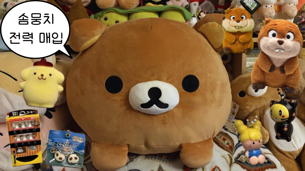 인형에게 둘러쌓인 오타쿠의 삶🥚🧂 (대왕 모찌 리락쿠마, 호퍼스 특전, 가챠깡 등)