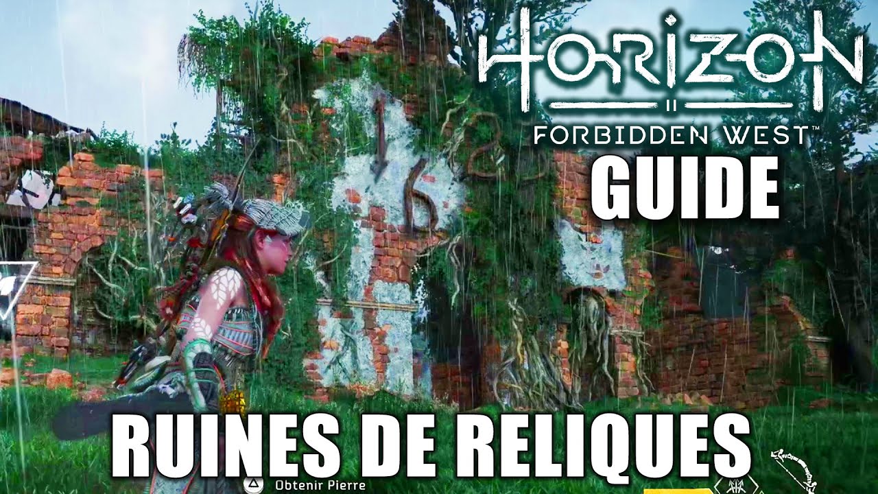 HORIZON FORBIDDEN WEST - Toutes les RUINES DE RELIQUES (Emplacements & Solution) Ornements