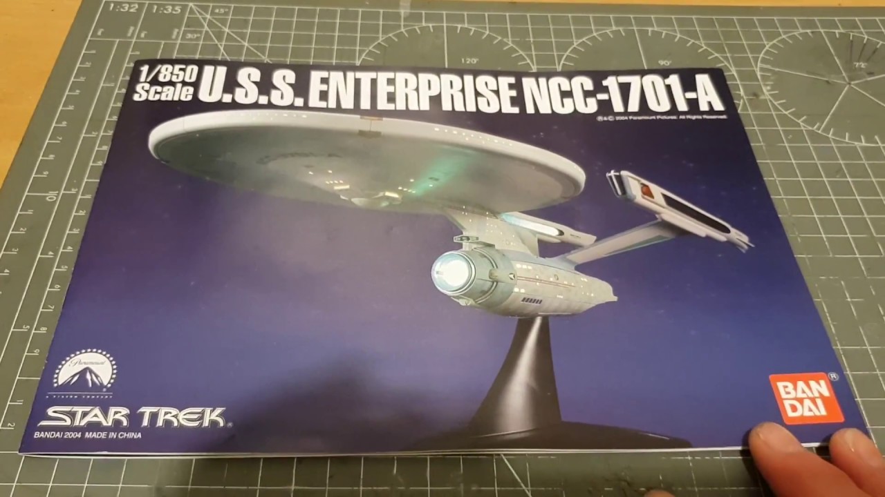 USS Enterprise NCC 1701 A Bandai 1/850