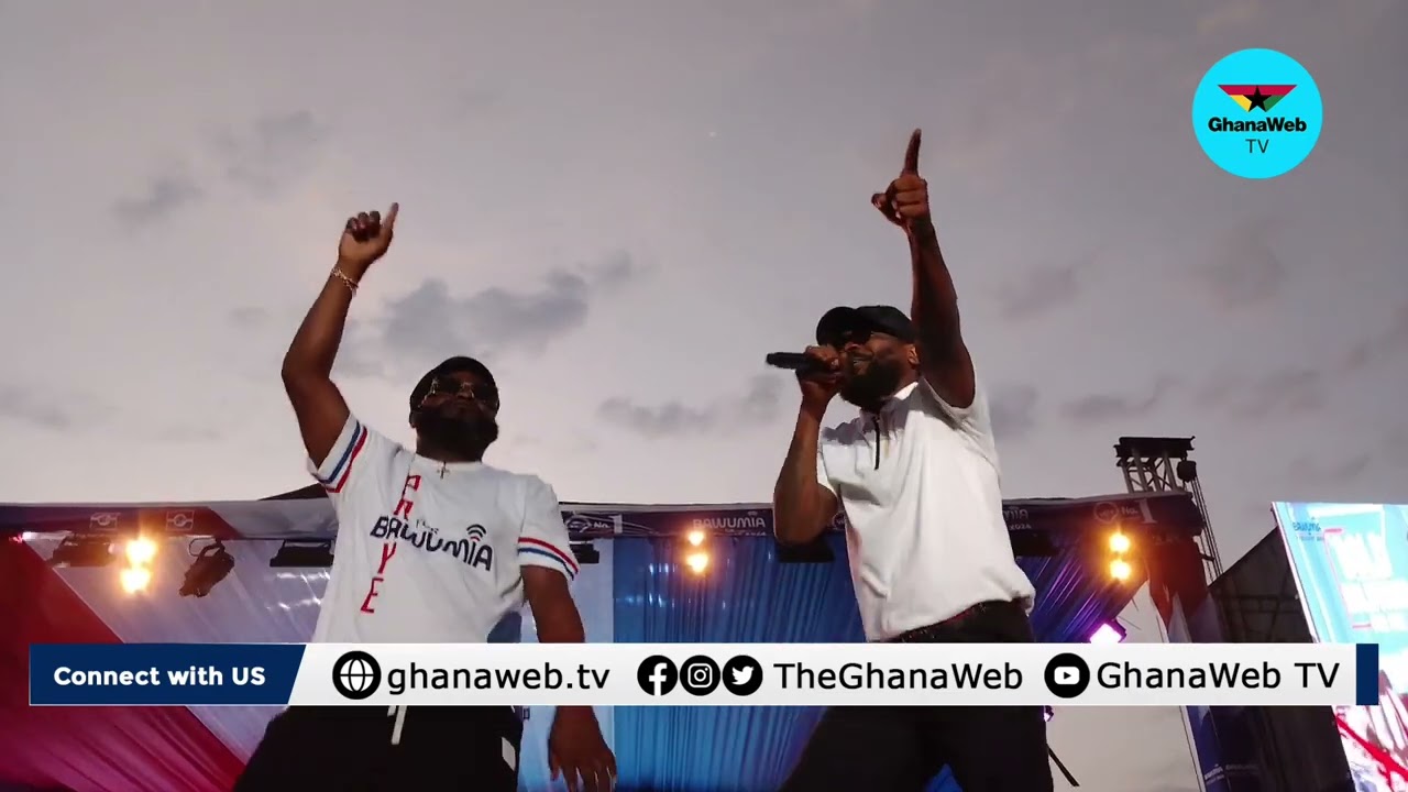 Samini’s electrifying performance at NPP's 2024 final campaign rally