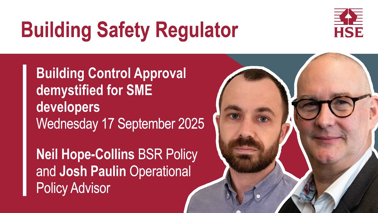 Building Control Approval demystified for SME developers (September 2025)