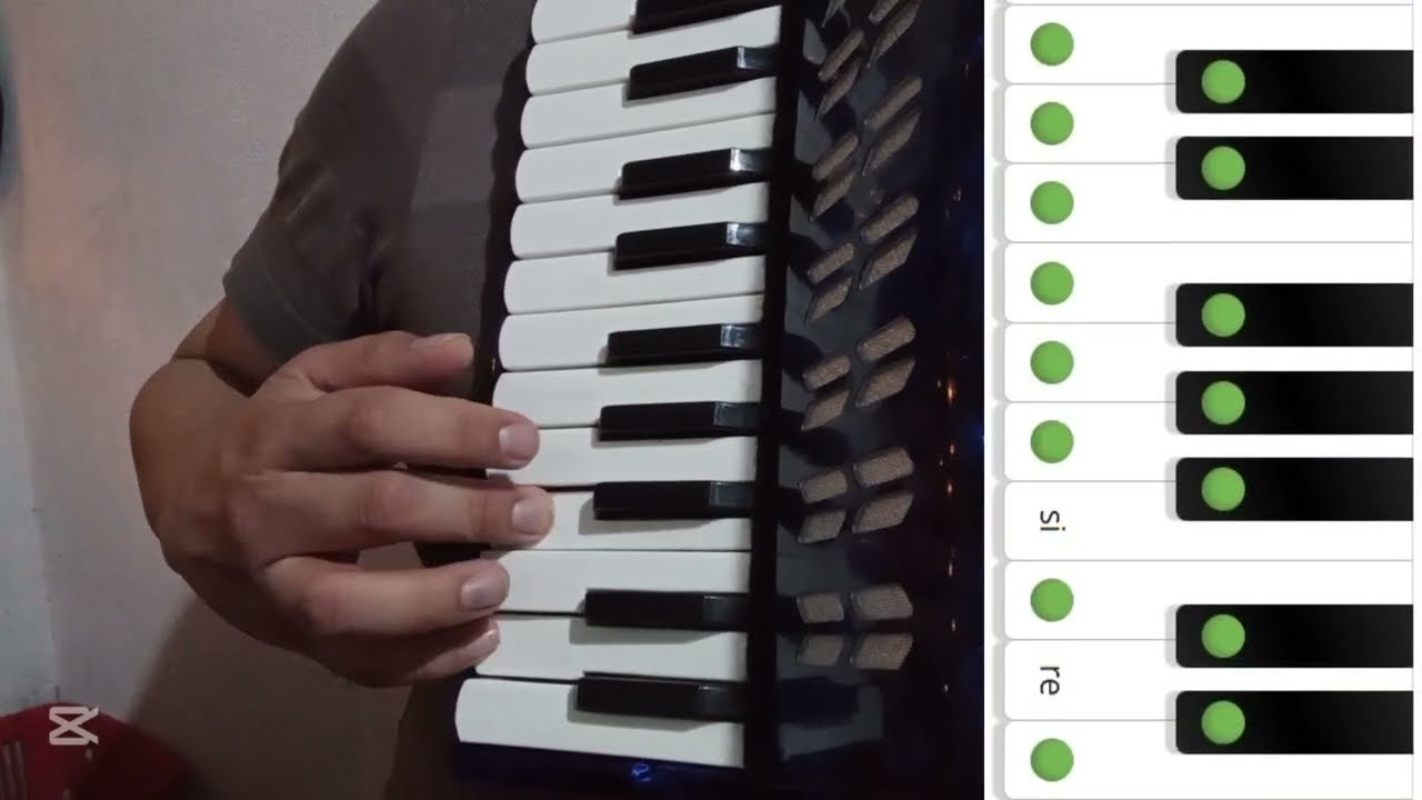 Acordeón Fácil | Practica 03 | Ejercicio de digitación para terceras.