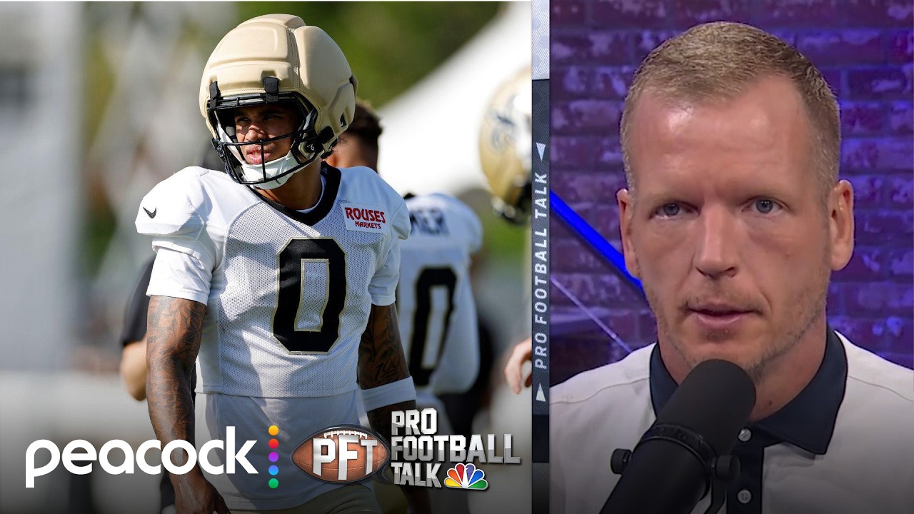 New Orleans Saints' rookie Jordyn Tyson's injury history is 'scary' | Pro Football Talk | NFL on NBC