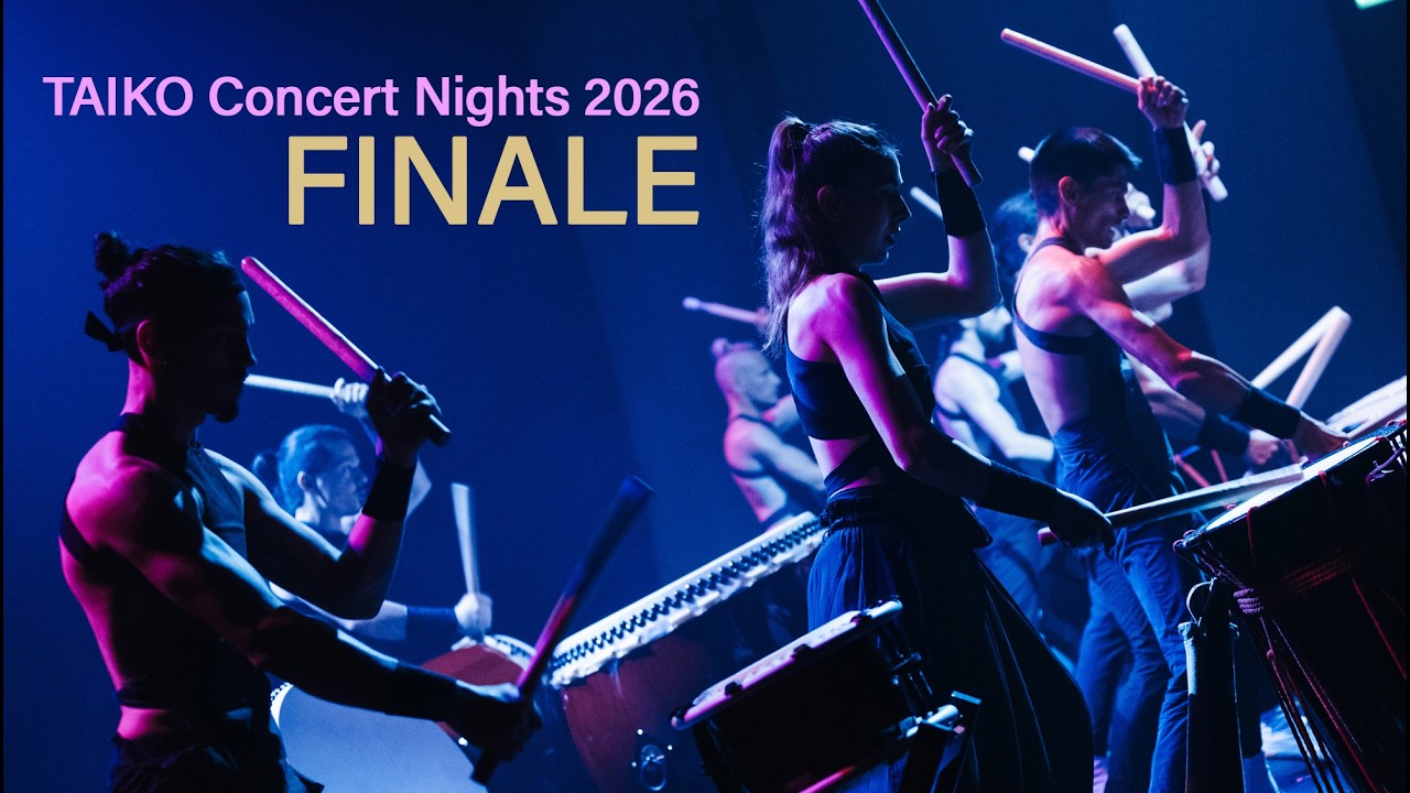 FINALE - TAIKO Concert Nights 2026 in D&uuml;sseldorf with WADAIKO KIZUNA, MUNEDAIKO & TSUCHIGUMO DAIKO 🥁