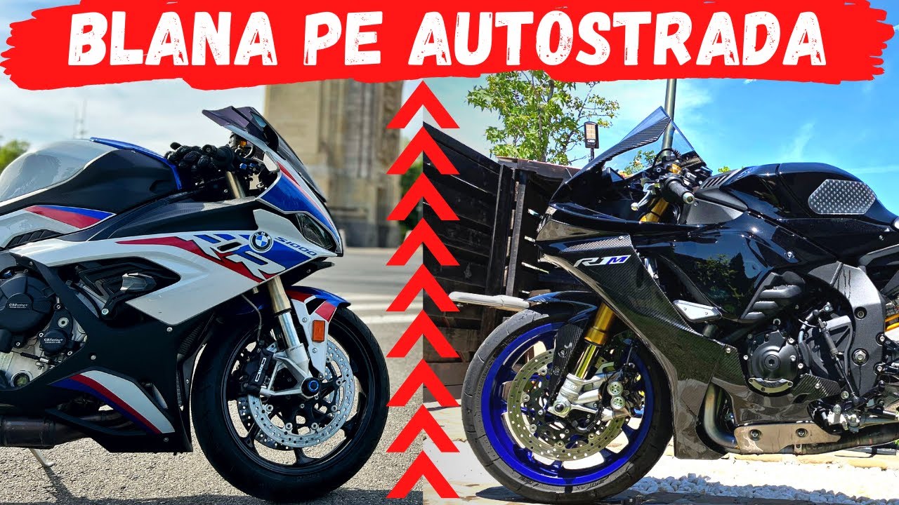 Plimbare cu motocicletele BMW S1000RR vs YAMAHA R1M
