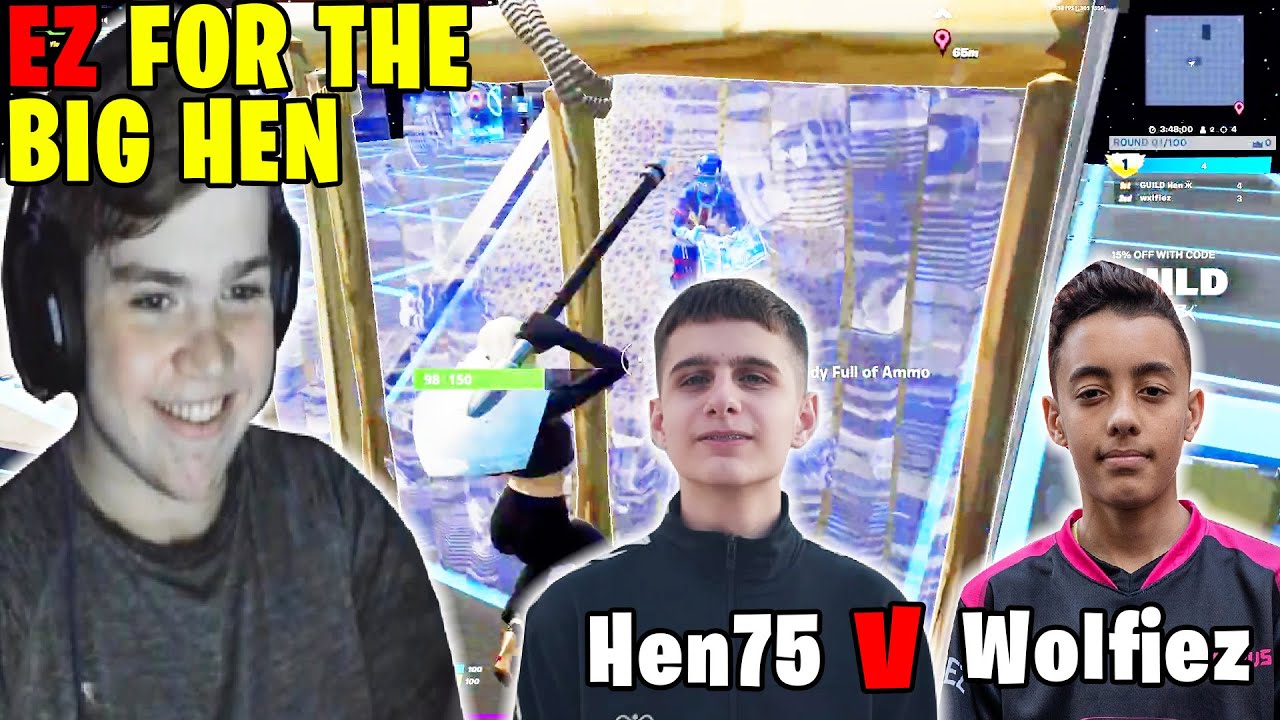 Wolfiez VS Hen75  BEST EU Controller VS BEST Keyboard Player in a 1V1 BuildFight