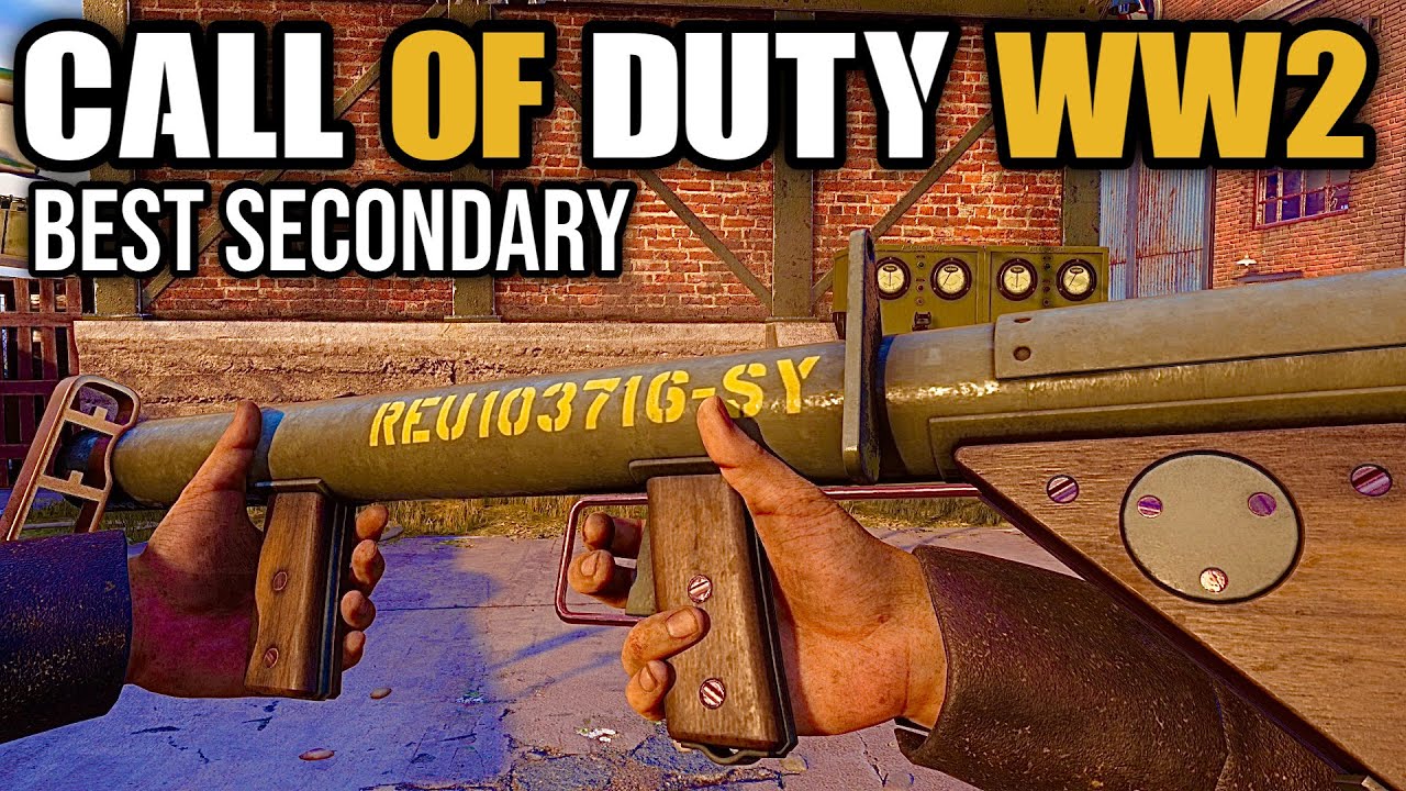 Best SECONDARY in Call of Duty WW2 in 2021 (COD WW2)