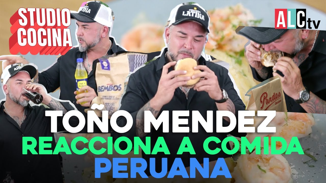 El chef TOÑO MENDEZ reacciona en VIVO a comida Peruana y También cocino!! I Studio Cocina