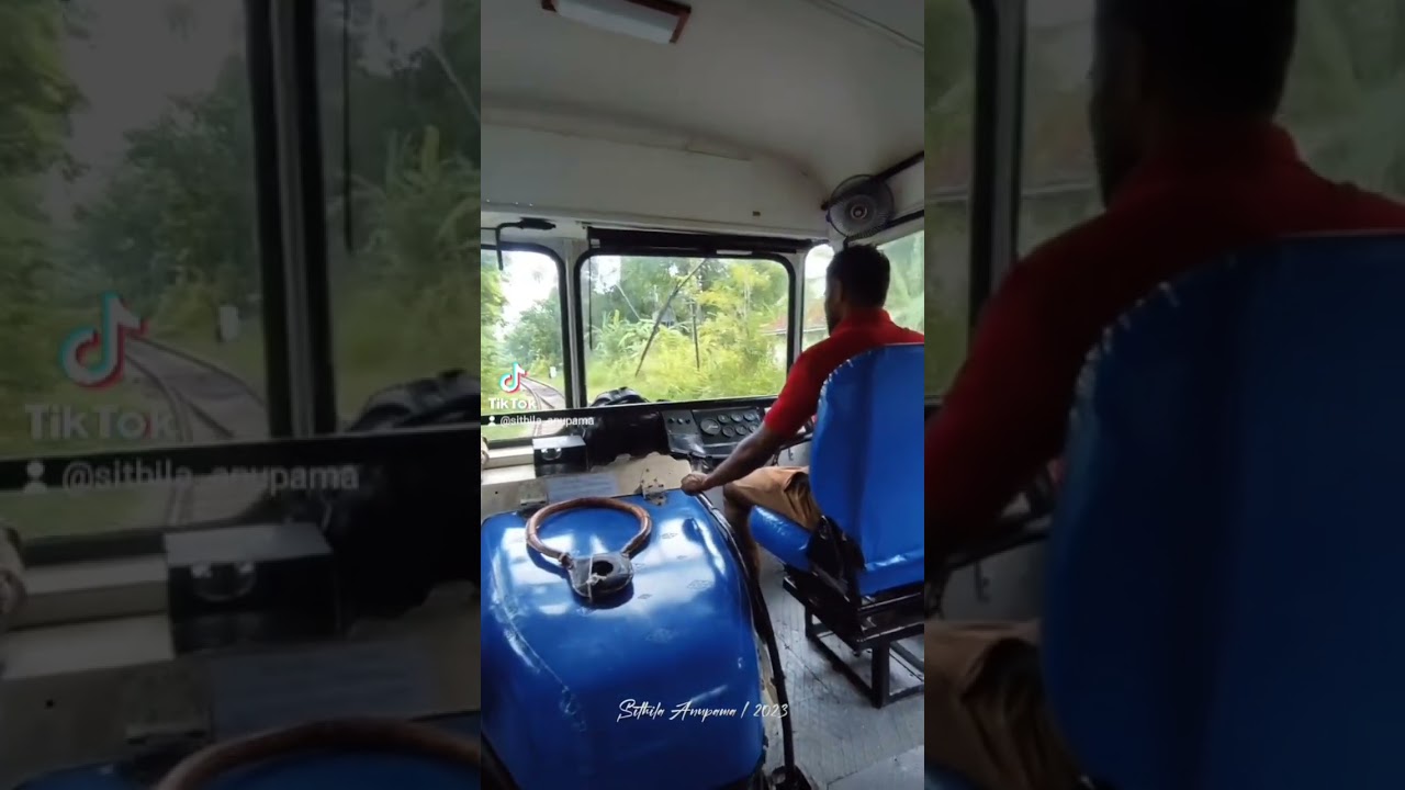 රේල් බස් එකක් පදිමුද...😏🚂🚃❤️   #railbus #railway #srilankanrailway #trendingshorts #trending