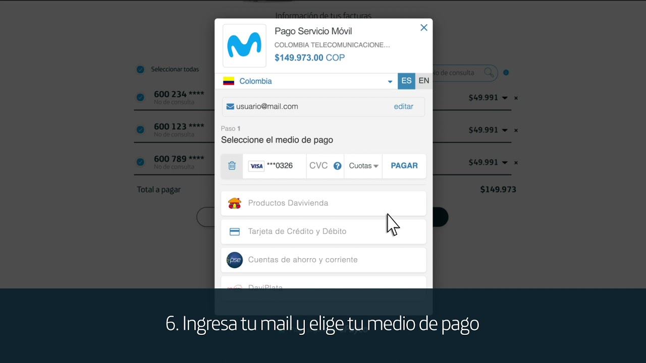 Paso a paso | Paga tus facturas Movistar desde nuestro sitio web 💻